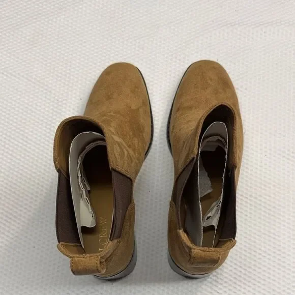 J. Crew Women's Brown Sueded Chelsea Ankle Booties 9.5 - Picture 9 of 13